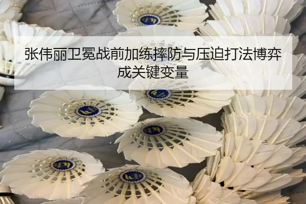 张伟丽卫冕战前加练摔防与压迫打法博弈成关键变量